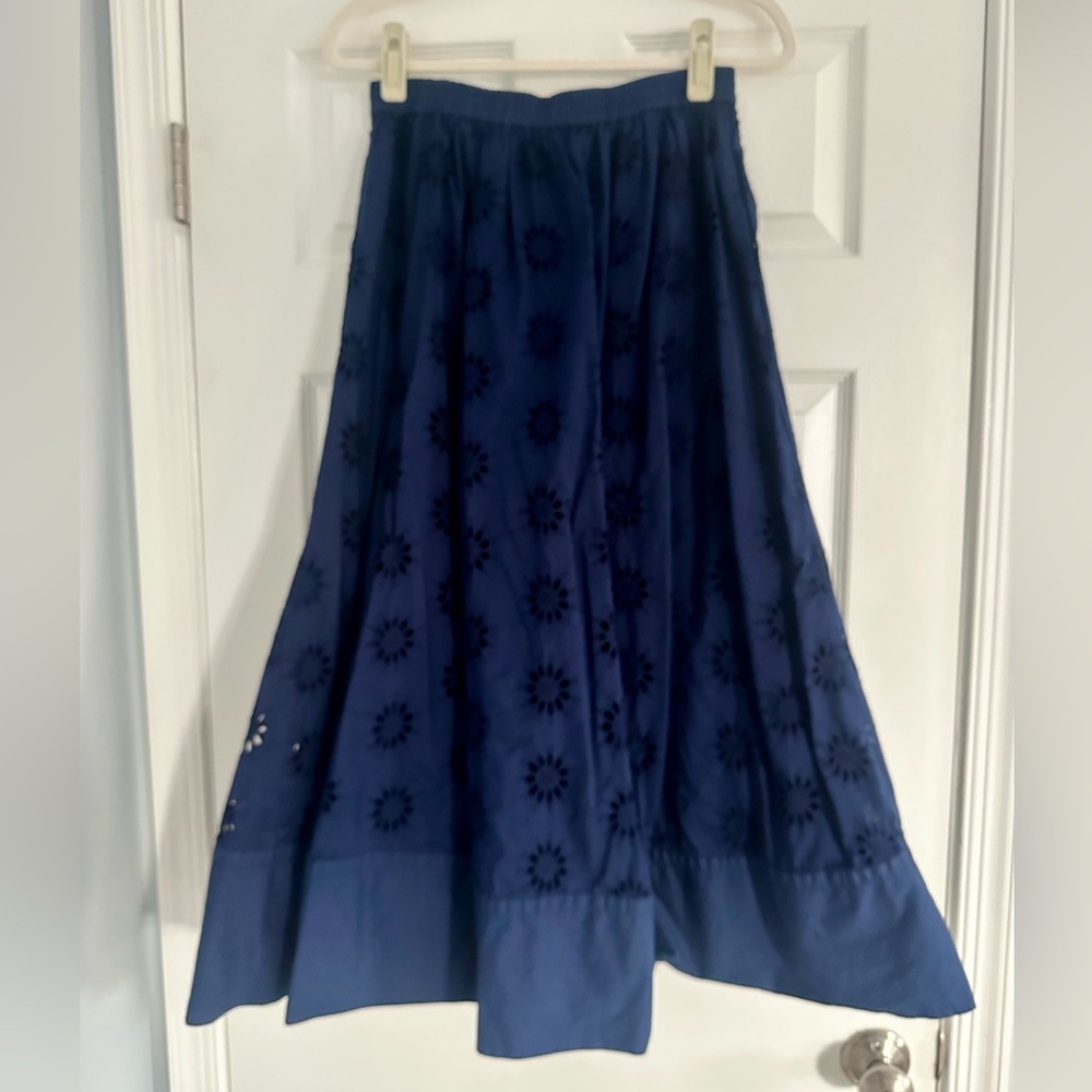 J. Crew Eyelet Skirt - Picture 2 of 4